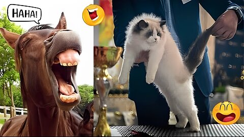 The FUNNIEST Pet Videos of 2024! 🤣 - BEST Compilation Animals Gags