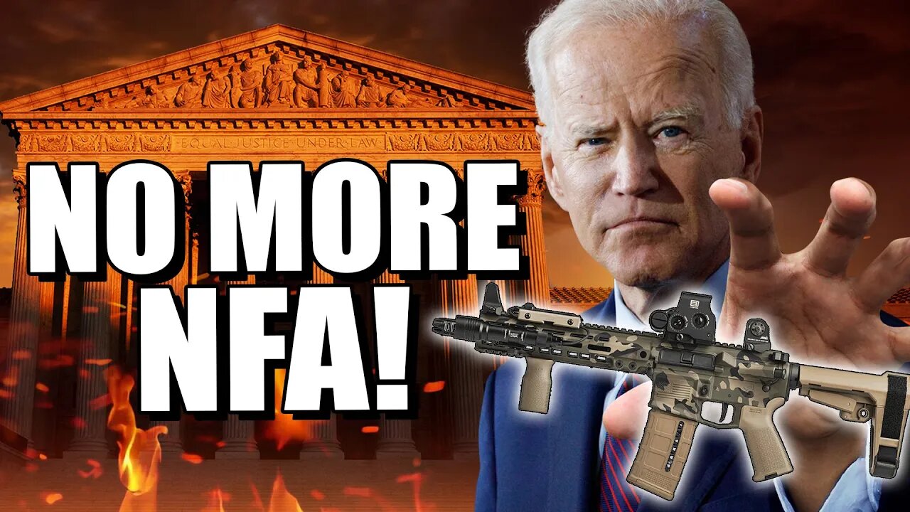 Short Barreled Rifle Freedom Bill Removes NFA Restrictions & Pistol Brace Restriction!!!