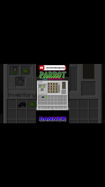 Green Parrot Banner | Minecraft