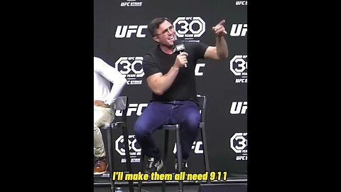 Chael Sonnen turns back into the bad guy after reporter call him “tough as nails”