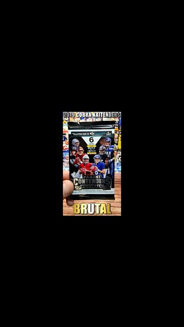 2019 Contenders Football Hobby Pack | Dojo #Short Football Card Pack Opening