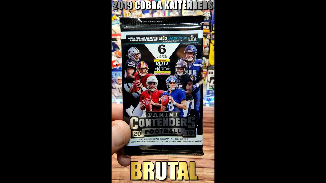 2019 Contenders Football Hobby Pack | Dojo #Short Football Card Pack Opening