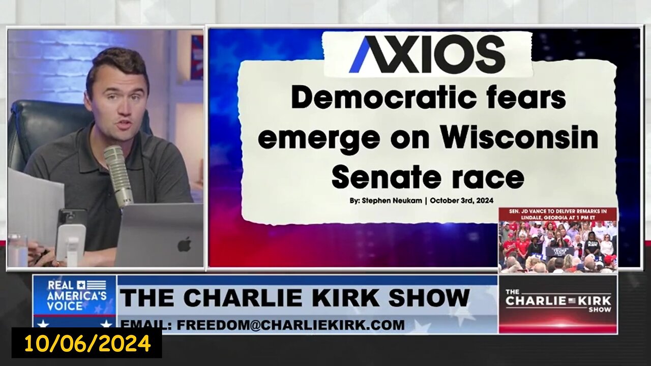 x159b: Charlie Kirk - Chuck Schumer's Big Wisconsin Problem & How We Can Take Advantage Of It