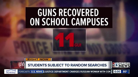 Parents react to new CCSD random weapon search program