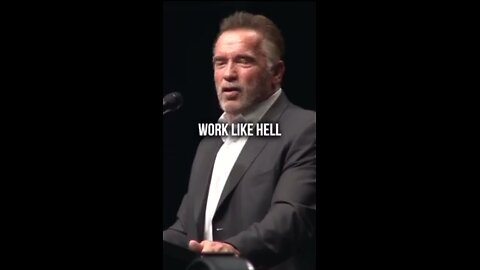 Work Work Work!! See how Arnold Schwarzenegger Defines it…