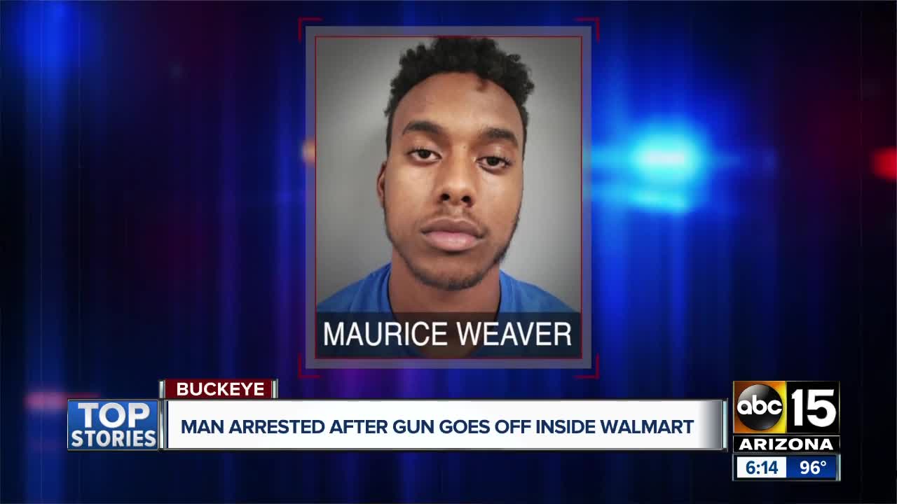 Man arrested after concealed gun discharges in Buckeye Walmart