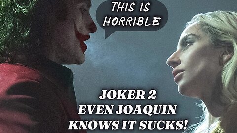 Even Joaquin Phoenix Says joker 2 is horrible !