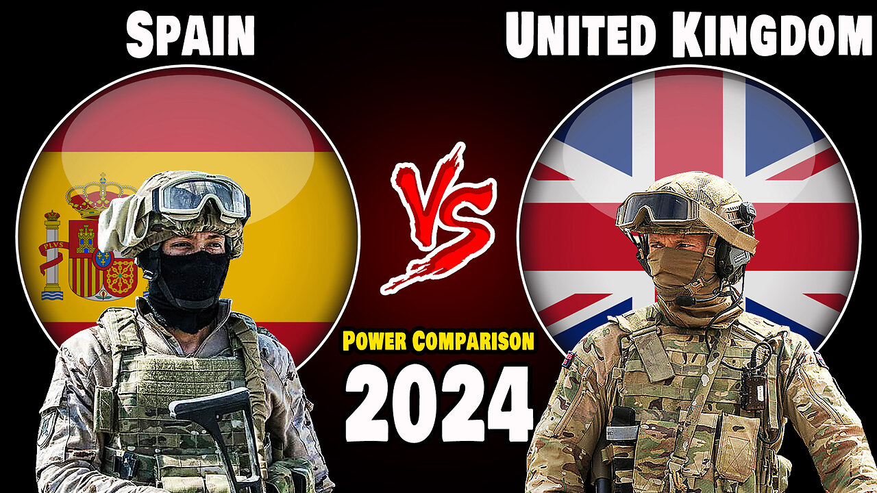 Spain vs UK Military Power Comparison 2024 | United Kingdom vs Spain Military Power 2024