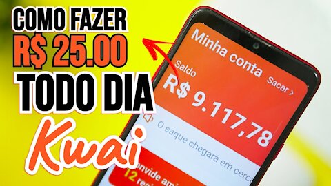Como GANHAR DINHEIRO com o APLICATIVO KWAI! Ganhar Muito dinheiro vendo vídeos