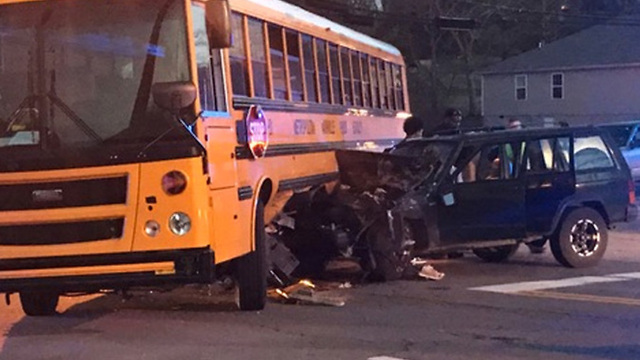 School Bus Involved In Crash