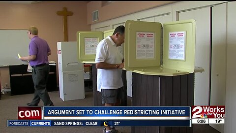 Argument set to challenge redistricting initiative