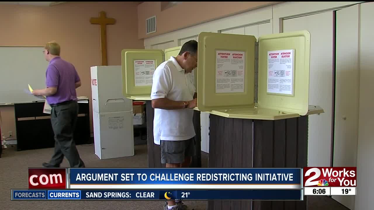 Argument set to challenge redistricting initiative