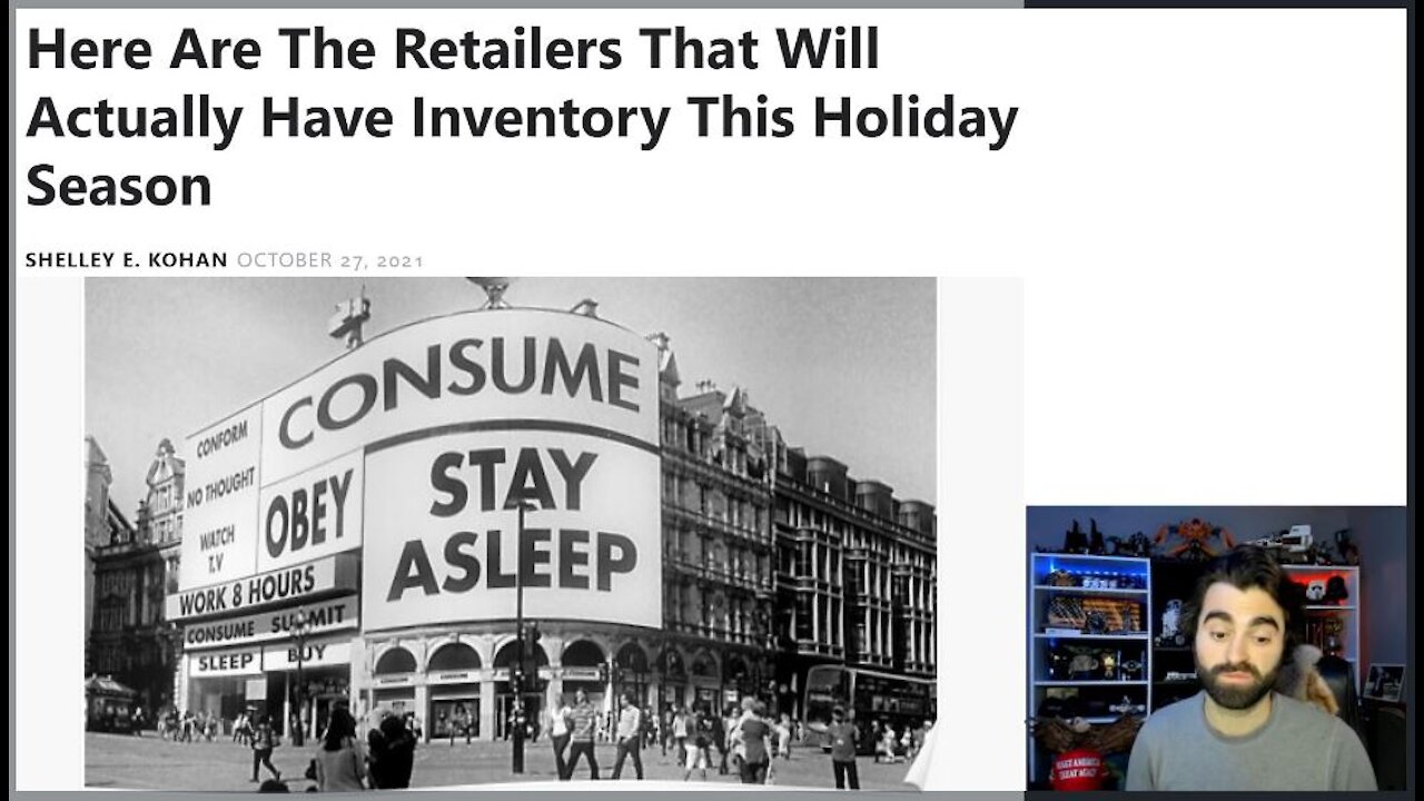 Suspicious Large Retailers Have BEATEN The Supply Chain Crisis, 'Just In Time' For Holidays!
