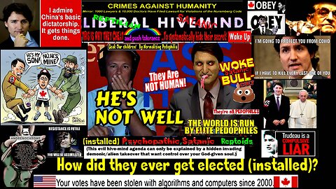Trudeau Humiliates Himself LIVE On Stage Confirming He's Not Well (nor is he human!) compilation
