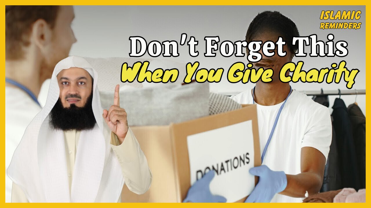 Don't Forget This When You Give Charity