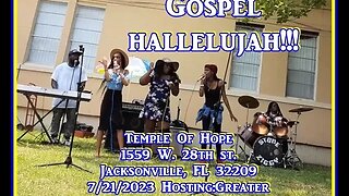 Gospel performers Temple Of Hope Jacksonville, FL 7/21/2023