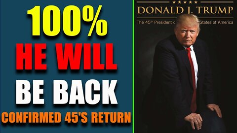 LATEST NEWS: TRUMP'S PHOTOGRAPHER CONFIRMED 45'S RETURN: 100% HE WILL BE BACK