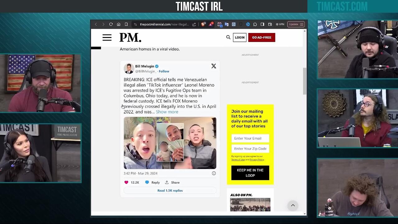 VIRAL Illegal Alien/ Immigrant ARRESTED, Advocated For Illegals INVADE U.S. Homes - by Timcast