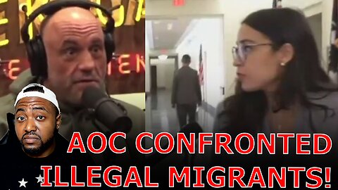 Joe Rogan RIPS AOC As She Gets CONFRONTED ON NYC Kicking Kids Out Of School For Illegal Immigrants