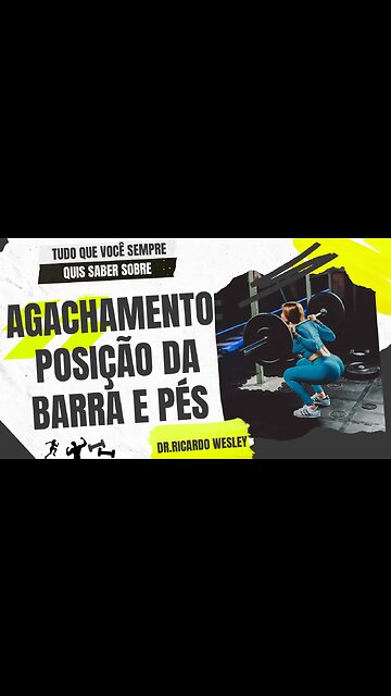 Agachamento: posição da barra e dos pés. #agachamento #hipertrofia #quadriceps