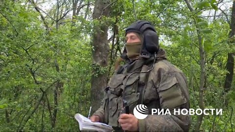 2S5 "Hyacinth-S" with precise strikes smashes the positions of the Armed Forces of Ukraine near the front line in the LPR