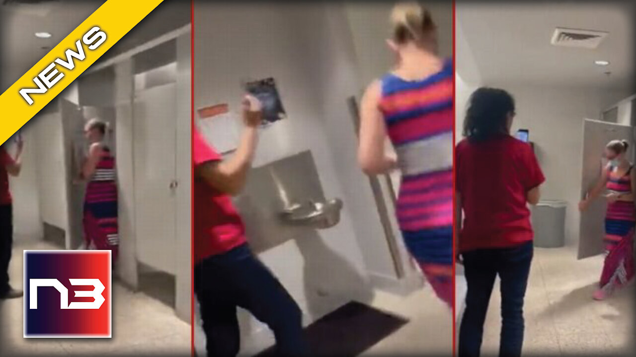 Sen. Kyrsten Sinema Stalked By Left-Wing Activists, Suddenly Hides In Bathroom In Wild Clip