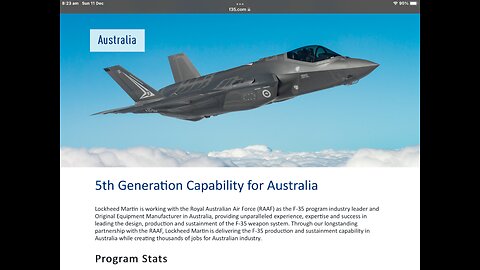 STEALTH BOMBERS, AUSTRALIA AND OVERSEAS CONNECTIONS