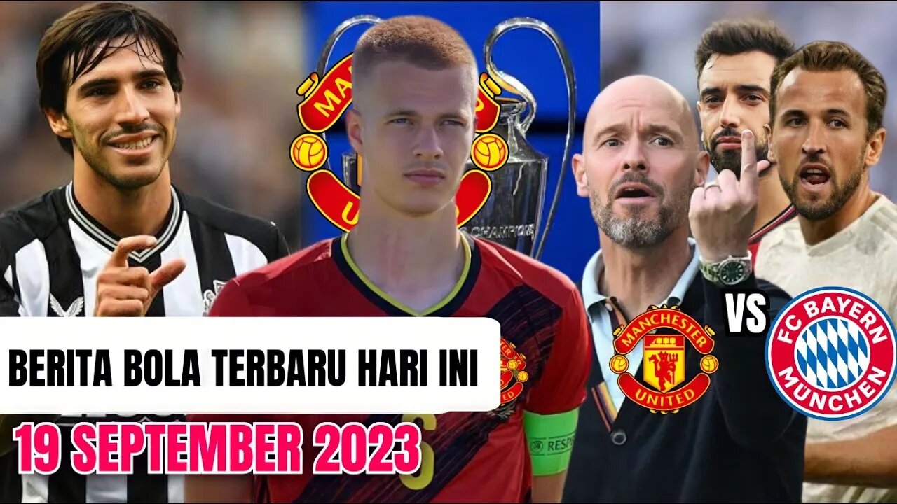 Arthur Vermeeren Jadi Target Mu,✍️Tonali Balik Ke sansiro,😱MU Vs Munchen,Berita Bola Terbaru,