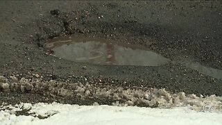 It's pothole season but one man is rejoicing after he was reimbursed for damage to his truck