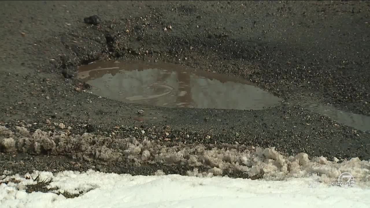 It's pothole season but one man is rejoicing after he was reimbursed for damage to his truck