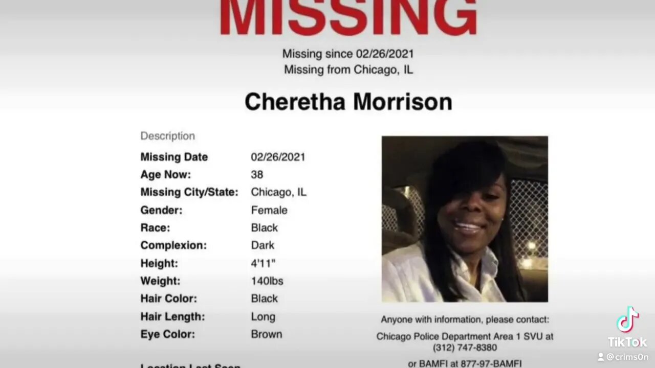 Pregnant and Missing from Chicago | Cheretha Morrison