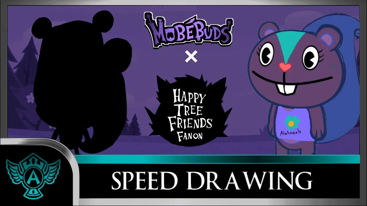 Speed Drawing: Happy Tree Friends Fanon - Alannah | Mobebuds Style