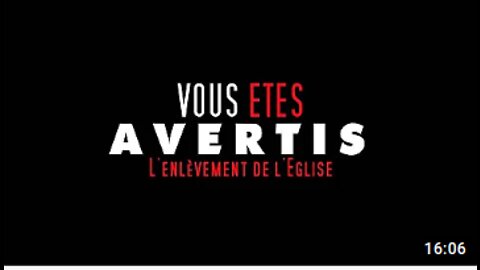 VOUS ETES AVERTIS