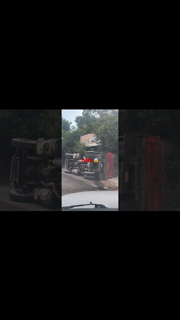 These trucks haul entirely too much load in Haiti 🥺