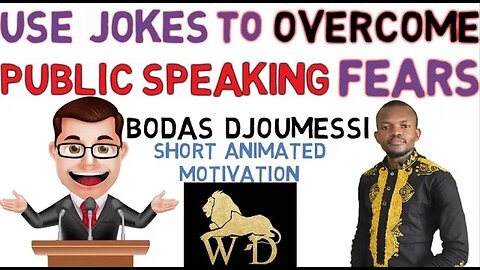 USE JOKES AND CAPTIVATING STORIES TO OVERCOME YOUR FEAR OF PUBLIC SPEAKING|| WISDOM FOR DOMINION