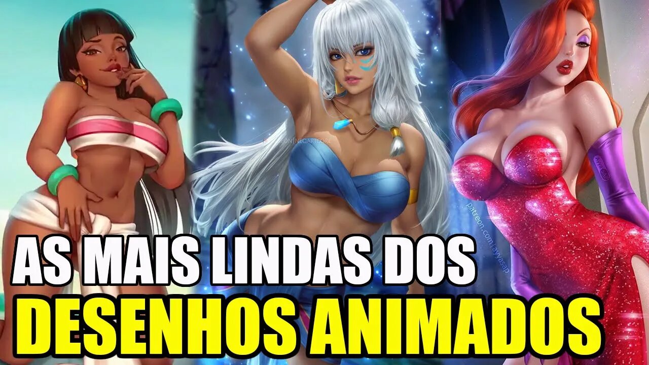 TOP 5 MULHERES MAIS SENSUAIS E ATRAENTES DOS DESENHOS ANIMADOS