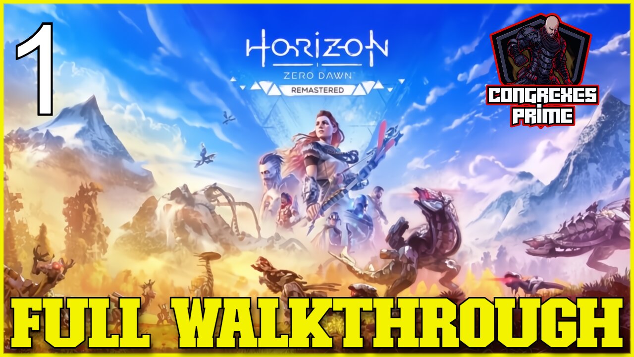 Horizon Zero Dawn Remastered - Full Walkthrough EP#1 "Prolog"