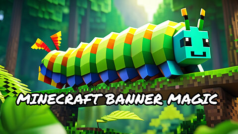 How To Make A Caterpillar Banner In Minecraft