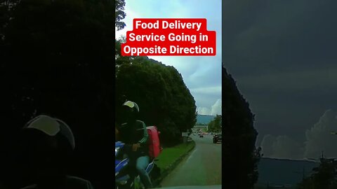 Food Delivery Service risking their life for you found the shortest to deliver your food