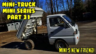 Mini DumpTruck (SE01 EP31) Suzuki Carry inspect. Undercarriage wash adjust carb, throttle air box