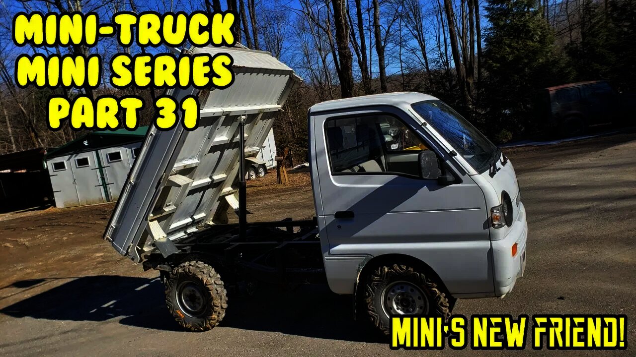 Mini DumpTruck (SE01 EP31) Suzuki Carry inspect. Undercarriage wash adjust carb, throttle air box