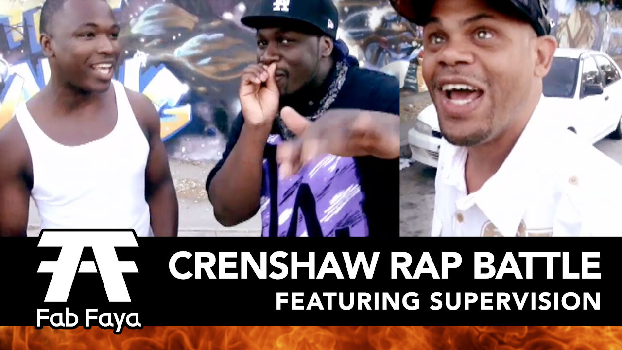 Fab Faya rap battle in Crenshaw (Los angeles, California)