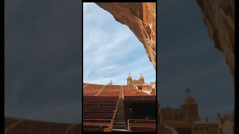 The cave church in Cairo’s garbage city. #shorts