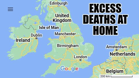 Increased Excess Deaths at Home (England, Wales 2022)