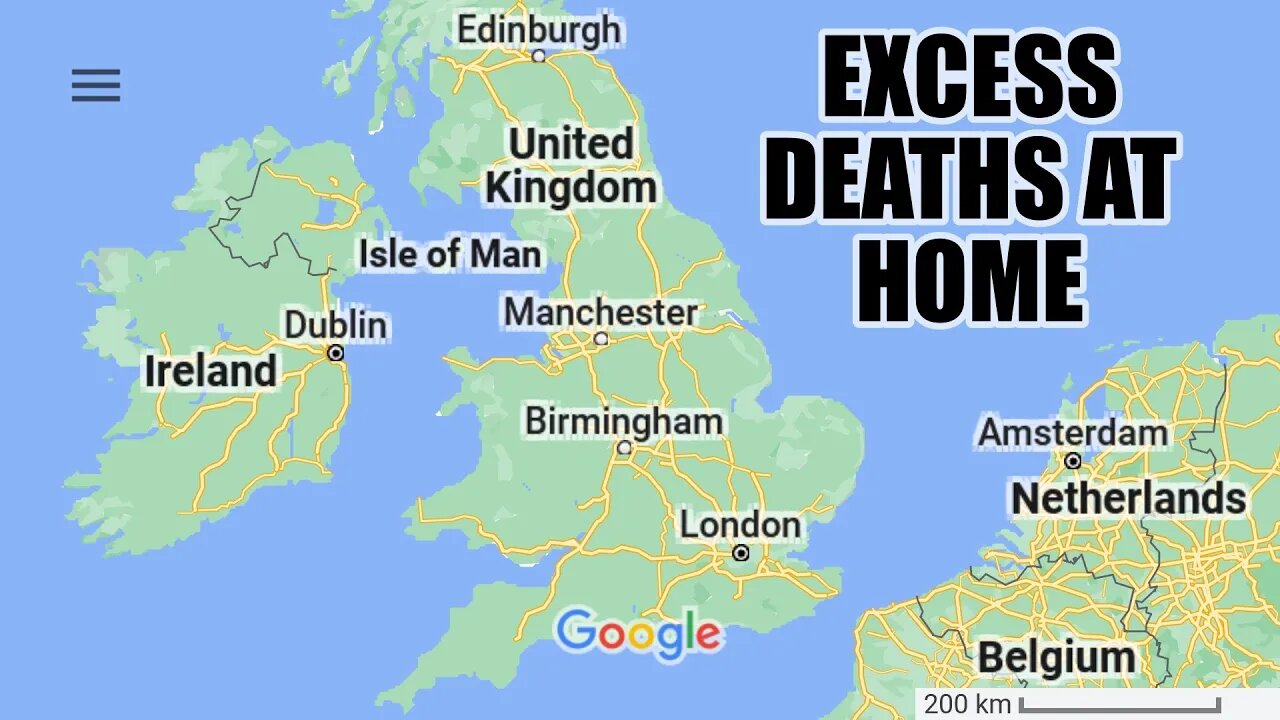 Increased Excess Deaths at Home (England, Wales 2022)