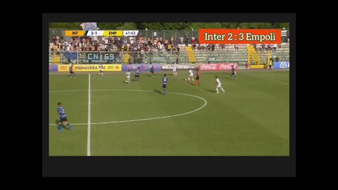 Inter mila 2 - 3 Empoli ( Semi finals)