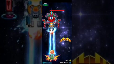 GALAXY ATTACK ALIEN SHOOTER - World Boss - Part 1 of 2 (ERON destroyer 400k damage)