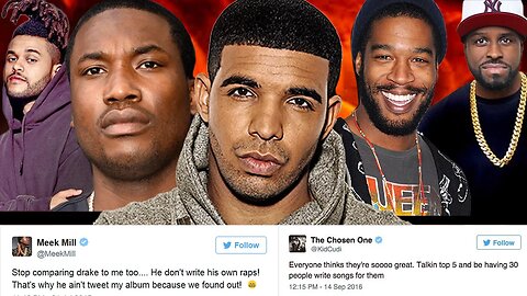 DRAKE DOESN'T WRITE HIS OWN LYRICS ?