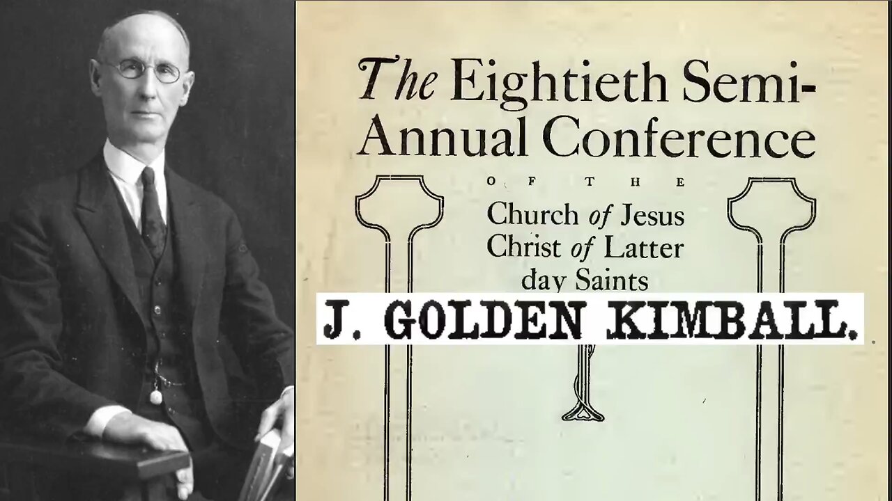 J. Golden Kimball | Sold My Inheritance For A Mess Of Pottage | Oct. 1909