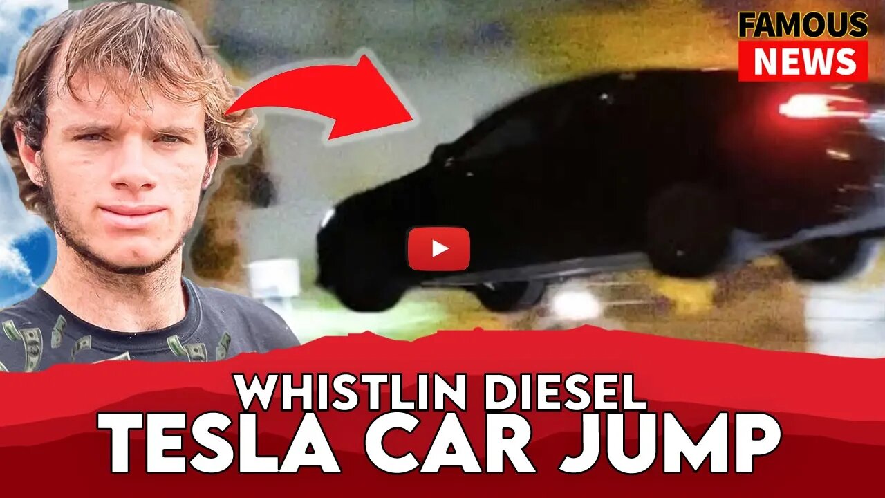 Driver Of The Tesla Jump Was Whistlen Diesel ??? | FAMOUS NEWS